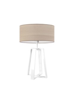 Skandynawska lampa stołowa do salonu THOR ECO w klasycznej bieli ze sklepu Lysne w kategorii Lampy stołowe - zdjęcie 181873109