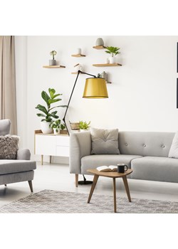 Czarno złota lampa stojąca glamour MANILA MIRROR ze sklepu Lysne w kategorii Lampy podłogowe - zdjęcie 181873135