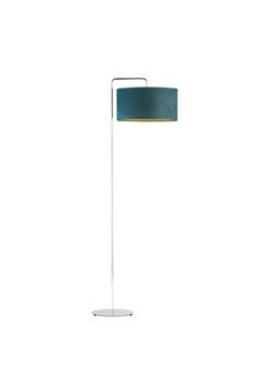 Nowoczesna lampa stojąca do sypialni BOLIVIA VELUR z welurowym abażurem ze sklepu Lysne w kategorii Lampy podłogowe - zdjęcie 181873366