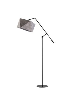 Oryginalna lampa stojąca do salonu COLMA z abażurem imitującym beton ze sklepu Lysne w kategorii Lampy podłogowe - zdjęcie 181873386
