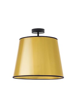 Złota lampa sufitowa do kuchni KAIR MIRROR z czarnym wykończeniem ze sklepu Lysne w kategorii Lampy sufitowe - zdjęcie 181873567