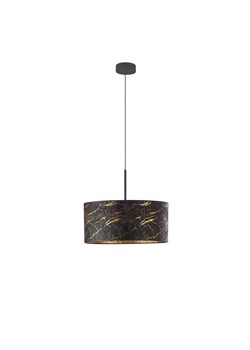 Lampa wisząca czarna pojedyncza SINTRA MARMUR fi - 40 cm - kolor czarny ze sklepu Lysne w kategorii Lampy wiszące - zdjęcie 181874075
