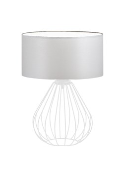Industrialna lampa stołowa w białym kolorze LUKKA ze sklepu Lysne w kategorii Lampy stołowe - zdjęcie 181874498