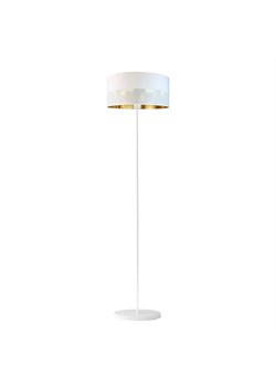 Biała lampa stojąca w stylu glamour WERONA GLAM ze sklepu Lysne w kategorii Lampy podłogowe - zdjęcie 181875106