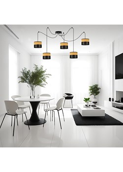 Lampa wisząca 5-punktowa czarna WAIKIKI W5 DUAL - id: 12329 - marki Ciekot Partners Sp. Z O. O. - 181875235 Lampa wisząca 5-punktowa czarna WAIKIKI W5 DUAL ze sklepu Lysne w kategorii Lampy wiszące - zdjęcie 181875235