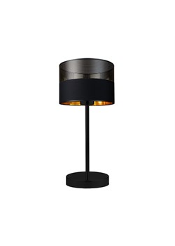 Elegancka lampka nocna stołowa glamour ze złotym wnętrzem NICEA GLAM ze sklepu Lysne w kategorii Lampy stołowe - zdjęcie 181875466