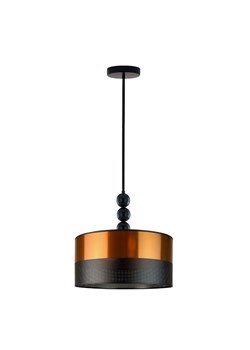 Dekoracyjna lampa sufitowa do salonu nad stół SALAMANCA GLAM z miedzianym kloszem ze sklepu Lysne w kategorii Lampy sufitowe - zdjęcie 181875479