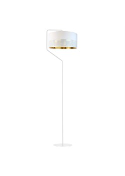 Biała lampa stojąca do salonu glamour TESALLIA GLAM ze sklepu Lysne w kategorii Lampy podłogowe - zdjęcie 181876136