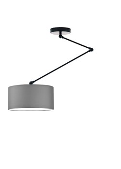 Szara lampa sufitowa na wysięgniku nad stół NEWA w stylu skandynawskim ze sklepu Lysne w kategorii Lampy dziecięce - zdjęcie 181876677