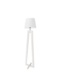 Biała lampa stojąca do salonu KOS ze sklepu Lysne w kategorii Lampy podłogowe - zdjęcie 181877018