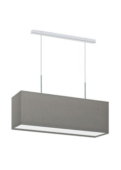 Szara 2-punktowa lampa wisząca do kuchni MILOS z podłużnym abażurem ze sklepu Lysne w kategorii Lampy wiszące - zdjęcie 181877267