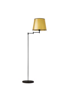 Czarno - złota lampa stojąca do sypialni ASTI MIRROR ze sklepu Lysne w kategorii Lampy podłogowe - zdjęcie 181878748