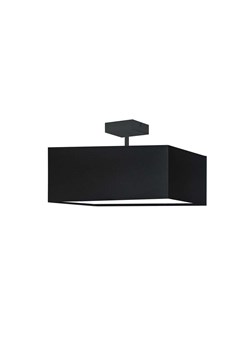 Czarny plafon sufitowy LED w kształcie kwadratu ALBA - kolor czarny ze sklepu Lysne w kategorii Lampy sufitowe - zdjęcie 181879187
