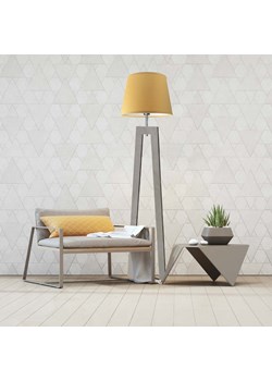 Lampa stojąca w stylu vintage KOS z musztardowym abażurem ze sklepu Lysne w kategorii Lampy podłogowe - zdjęcie 181879776
