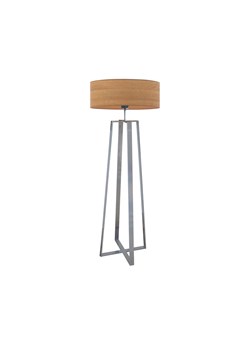 Duża lampa stojąca do salonu w kolorze srebrnym MOSS ECO ze sklepu Lysne w kategorii Paski męskie - zdjęcie 181880336