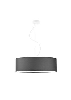 Grafitowa lampa wisząca do jadalni HAJFA fi - 60 cm - kolor grafitowy ze sklepu Lysne w kategorii Lampy wiszące - zdjęcie 181880645