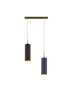 Dwukolorowa lampa wisząca MADERA GOLD w nowoczesnym stylu ze sklepu Lysne w kategorii Lampy wiszące - zdjęcie 181881377