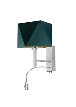 Lampa ścienna SALEM GOLD z dodatkowym światłem LED ze sklepu Lysne w kategorii Lampy ścienne - zdjęcie 181881389