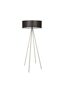Klasyczna lampa podłogowa do salonu IBIZA z brązowym abażurem ze sklepu Lysne w kategorii Lampy podłogowe - zdjęcie 181882539