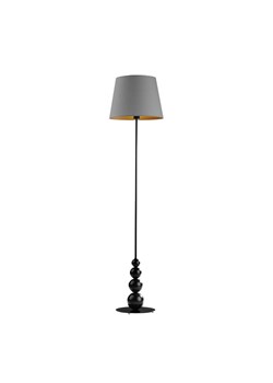 Czarno-szara lampa stojąca w stylu skandynawskim LIZBONA GOLD ze sklepu Lysne w kategorii Lampy podłogowe - zdjęcie 181883208