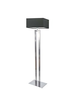 Srebrna lampa stojąca do sypialni TORONTO z geometrycznym abażurem ze sklepu Lysne w kategorii Lampy podłogowe - zdjęcie 181883286