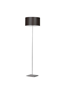 Nowoczesna lampa stojąca ledowa do salonu SOFIA z brązowym abażurem ze sklepu Lysne w kategorii Lampy podłogowe - zdjęcie 181883735