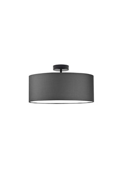Okrągła lampa sufitowa do sypialni WENECJA fi - 40 cm - kolor grafitowy ze sklepu Lysne w kategorii Lampy sufitowe - zdjęcie 181884637