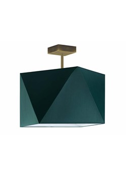 Designerska lampa sufitowa do jadalni TACOMA z abażurem w kolorze zieleni butelkowej ze sklepu Lysne w kategorii Lampy sufitowe - zdjęcie 181885006