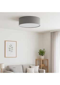Szara lampa sufitowa do salonu DUBAJ fi - 60 cm ze sklepu Lysne w kategorii Lampy sufitowe - zdjęcie 181885639