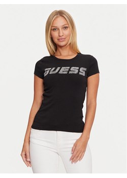 Guess T-Shirt V4BI16 KCIV1 Czarny Regular Fit ze sklepu MODIVO w kategorii Bluzki damskie - zdjęcie 181886159