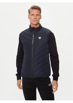 EA7 Emporio Armani Kamizelka 8NPQ02 PNE1Z 1562 Granatowy Regular Fit ze sklepu MODIVO w kategorii Kamizelki męskie - zdjęcie 181886195