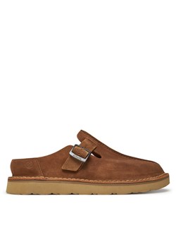 Clarks Klapki Solsbury  26180881 Brązowy ze sklepu MODIVO w kategorii Klapki męskie - zdjęcie 181886396