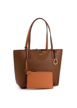 Lauren Ralph Lauren Torebka Rvrsble Tote 431795329002 Pomarańczowy ze sklepu MODIVO w kategorii Torby Shopper bag - zdjęcie 181886447