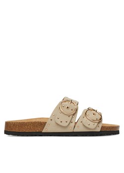 ONLY Shoes Klapki Onlmaxi-15 Pu Studs Buckle 15341190 Écru ze sklepu MODIVO w kategorii Klapki damskie - zdjęcie 181886525