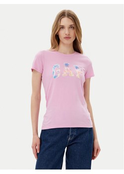 Gap T-Shirt 776775-06 Różowy Regular Fit ze sklepu MODIVO w kategorii Bluzki damskie - zdjęcie 181886535