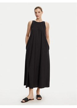 Max Mara Beachwear Sukienka letnia Romea 2516221019 Czarny Relaxed Fit ze sklepu MODIVO w kategorii Sukienki - zdjęcie 181886665