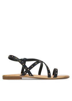 ONLY Shoes Sandały Onlmari-4 Pu Studs 15342339 Czarny ze sklepu MODIVO w kategorii Sandały damskie - zdjęcie 181886705