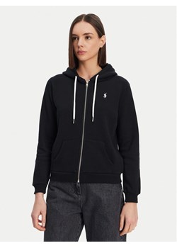 Polo Ralph Lauren Bluza 211943008003 Czarny Relaxed Fit ze sklepu MODIVO w kategorii Bluzy damskie - zdjęcie 181886778