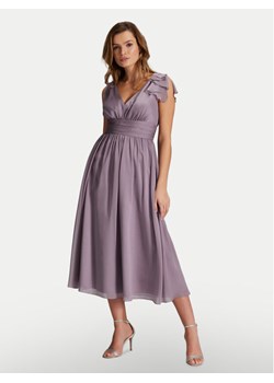 Swing Sukienka koktajlowa 5AH13800 Fioletowy Regular Fit ze sklepu MODIVO w kategorii Sukienki - zdjęcie 181886779