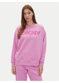 DKNY Bluza DP5T1140 Różowy Regular Fit ze sklepu MODIVO w kategorii Bluzy damskie - zdjęcie 181886808