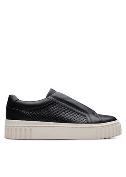 Clarks Sneakersy Mayhill Bay 26181205 Czarny ze sklepu MODIVO w kategorii Buty sportowe damskie - zdjęcie 181886819