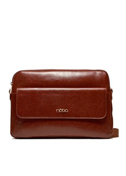 Nobo Torba na laptopa BAGT901-K016 Brązowy ze sklepu MODIVO w kategorii Torby na laptopa - zdjęcie 181887175