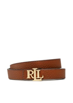 Lauren Ralph Lauren Pasek Damski 412912038002 Brązowy ze sklepu MODIVO w kategorii Paski damskie - zdjęcie 181887239
