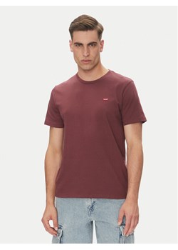 Levi's® T-Shirt Original 56605-0199 Bordowy Standard Fit ze sklepu MODIVO w kategorii T-shirty męskie - zdjęcie 181887245