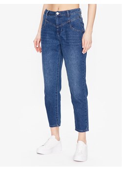 Morgan Jeansy 231-PFOLK Granatowy Straight Fit ze sklepu MODIVO w kategorii Jeansy damskie - zdjęcie 181887305