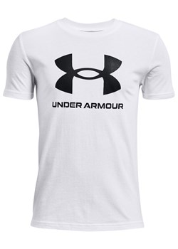 Under Armour T-Shirt Ua Sportstyle Logo 1363282 Biały Loose Fit ze sklepu MODIVO w kategorii T-shirty chłopięce - zdjęcie 181887348