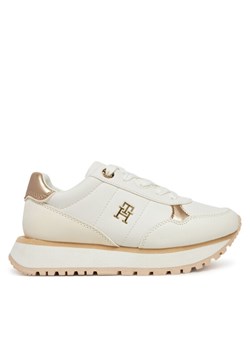 Tommy Hilfiger Sneakersy Low Cut Lace-Up Sneaker T3A9-33759-1355 M Biały ze sklepu MODIVO w kategorii Buty sportowe dziecięce - zdjęcie 181887369
