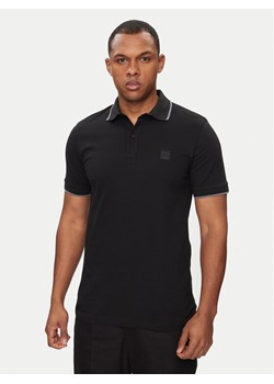 Boss Polo Passertip 50507699 Czarny Slim Fit ze sklepu MODIVO w kategorii T-shirty męskie - zdjęcie 181887417