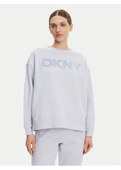 DKNY Bluza DP5T1140 Błękitny Regular Fit ze sklepu MODIVO w kategorii Bluzy damskie - zdjęcie 181887455