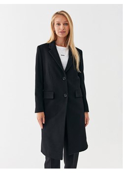 Boss Płaszcz wełniany Catara 50501019 Czarny Slim Fit ze sklepu MODIVO w kategorii Płaszcze damskie - zdjęcie 181887679